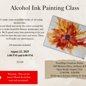 Alcohol Ink Painting Class